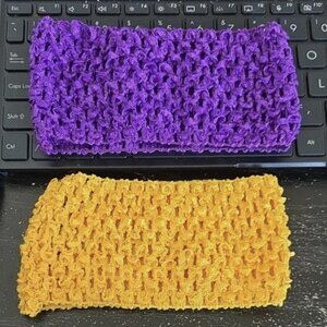 ❤️5/$15❤️purple and yellow knitted headband